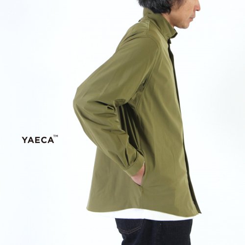 YAECA (ヤエカ) STAND COLLOR SHIRT JACKET / スタンドカラーシャツジャケット