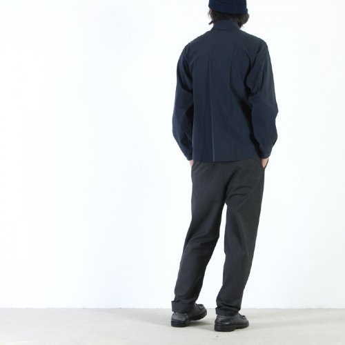 YAECA (ヤエカ) STAND COLLOR SHIRT JACKET / スタンドカラーシャツジャケット