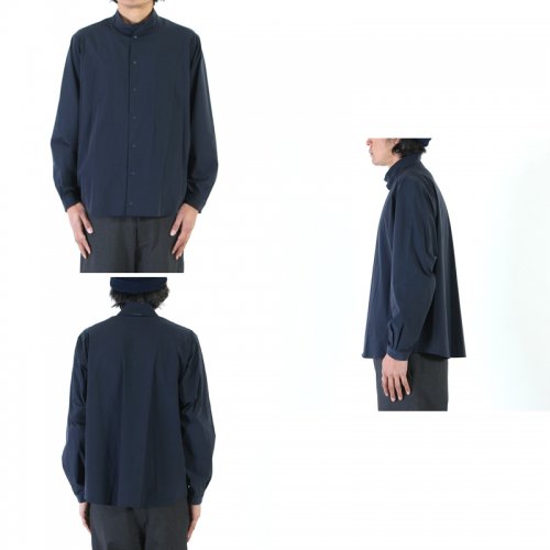 YAECA (ヤエカ) STAND COLLOR SHIRT JACKET / スタンドカラーシャツジャケット