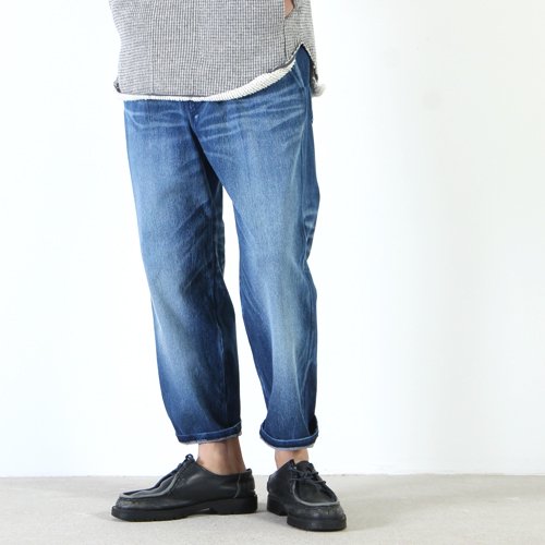 CURLY (カーリー) MAZARINE WD TROUSERS ANTIQUE INDIGO / インディゴ