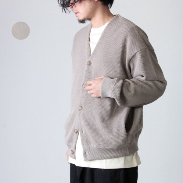crepuscule (クレプスキュール) Cotyle別注 moss stitch V/N cardigan 