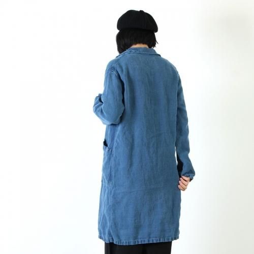 AUTREFOIS (オートルフォワ) CLAUDE / リネンロングコート #INDIGO AUTREFOIS (オートルフォワ) CLAUDE / リネンロングコート #INDIGO
