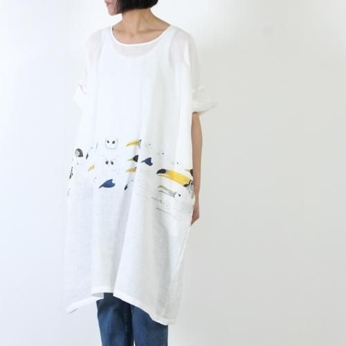 Si-Si-Si ワンピース si-si-si スースースー鳥ワンピース