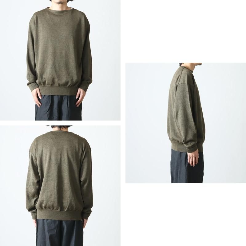 crepuscule (クレプスキュール) Ramie Basque Knit / ラミー