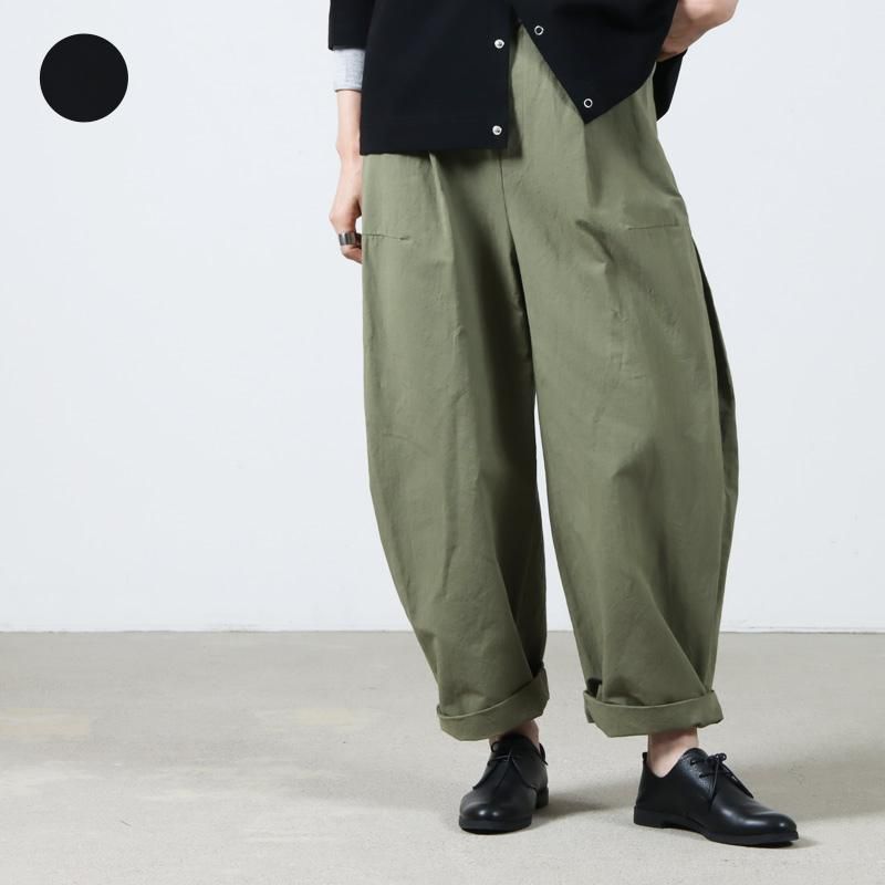 ina (イナ) コットンヘンプ サイドタックコクーンパンツ