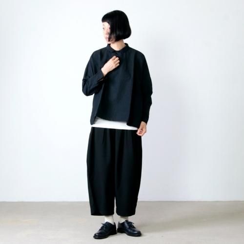 HARVESTY (ハーベスティ) ワイドエッグクロップドパンツ