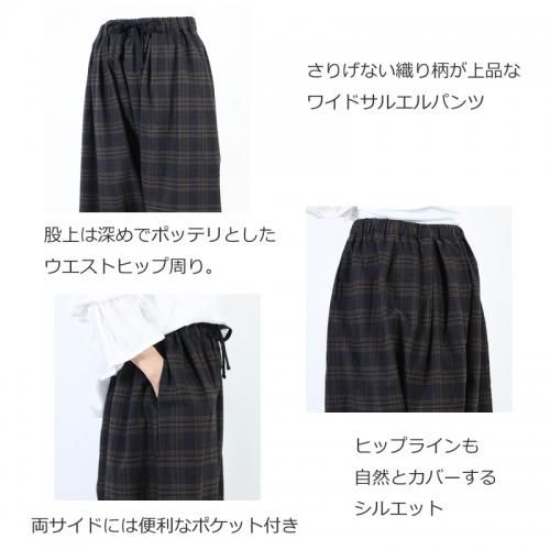 mizuiro ind (ミズイロインド) ドローストリングヘムボリューム