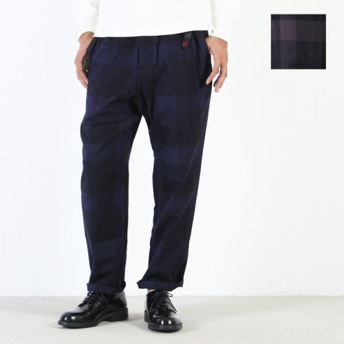 GRAMICCI (グラミチ) NEL CHECK LOOSE TAPERED PANTS / ネルチェックルーステーパードパンツ