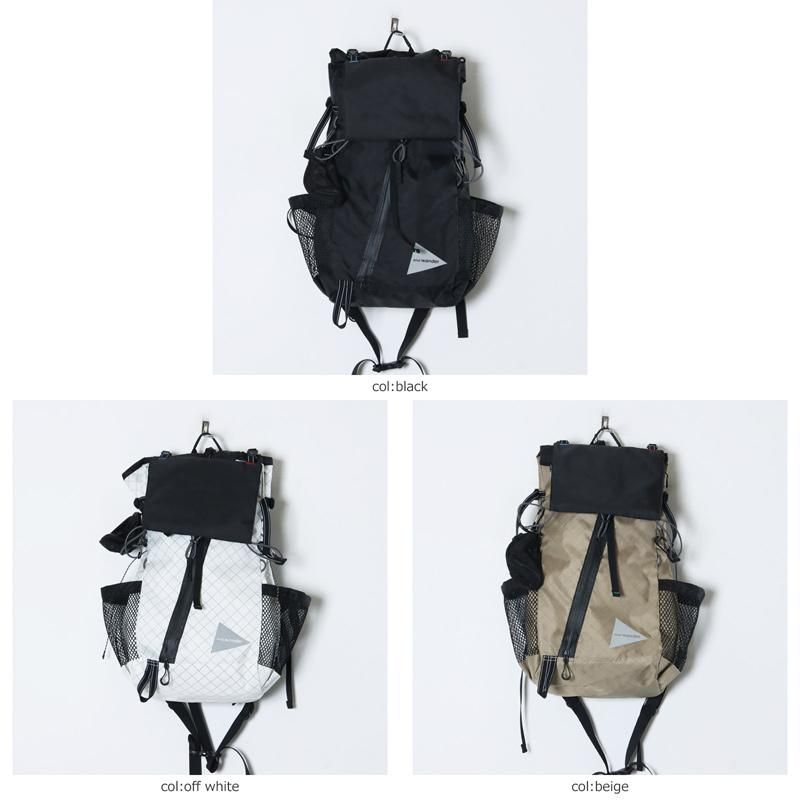 and wander (アンドワンダー) ECOPAK 30L backpack / エコパック and wander (アンドワンダー) ECOPAK 30L backpack / エコパック