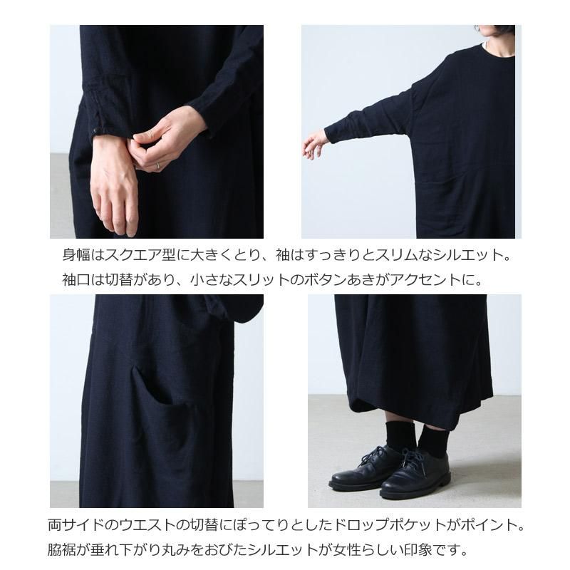 jujudhau (ズーズーダウ) BOX LONG DRESS / ボックスロングドレス