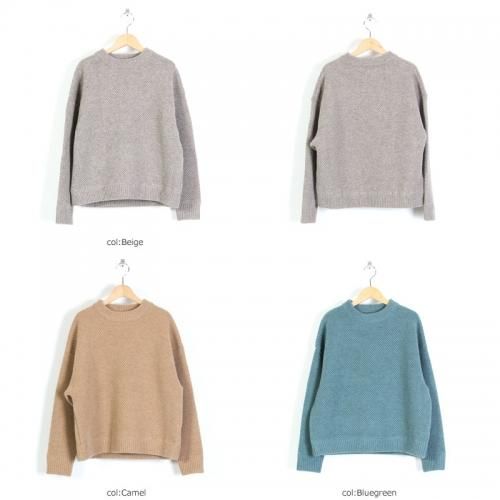 crepuscule (クレプスキュール) Lowgage Crew Neck CD size F
