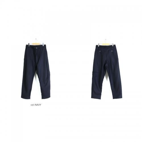 OUTIL (ウティ) PANTALON ESCOUT / ウールカシミアテーパードパンツ