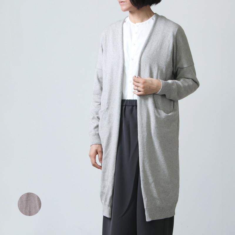 evameva (エヴァムエヴァ) cotton cashmere robe / コットンカシミヤローブ