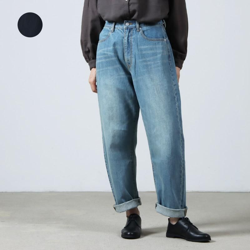 kelen (ケレン) WIDE STRAIGHT DENIM VEY / ワイドストレートデニム