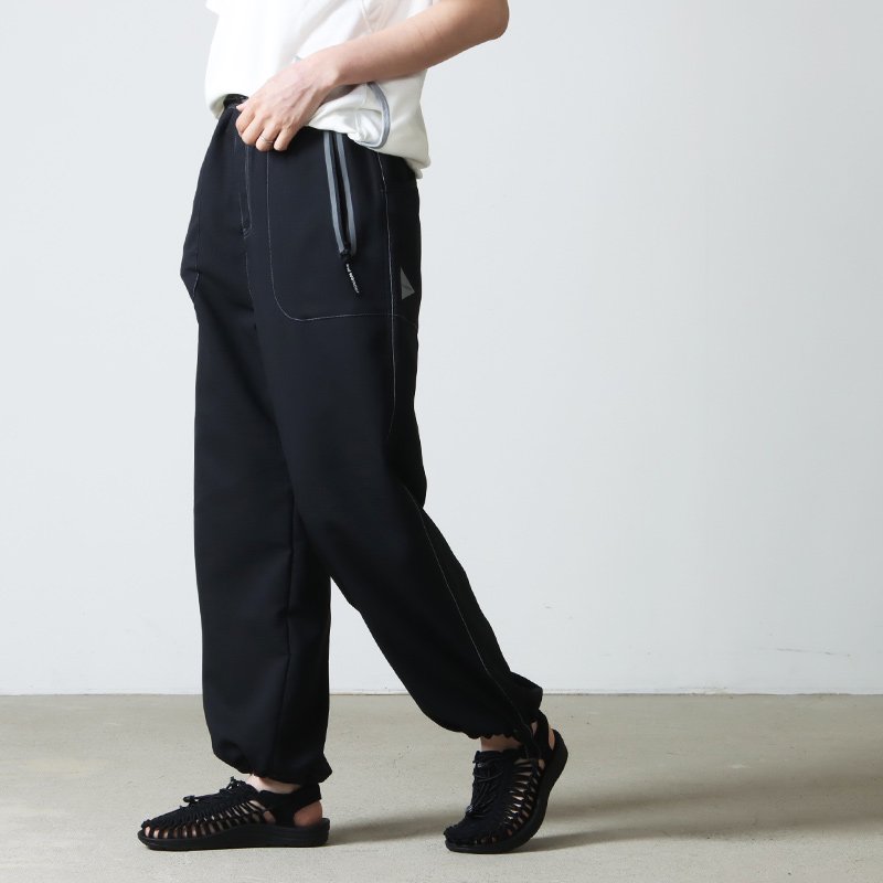 and wander (アンドワンダー) vent pants / ベントパンツ