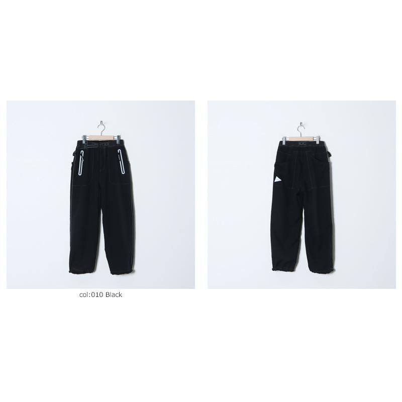 and wander (アンドワンダー) vent pants / ベントパンツ