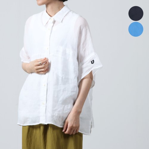 blanc basque (ブランバスク) ラミーローンビッグシャツ