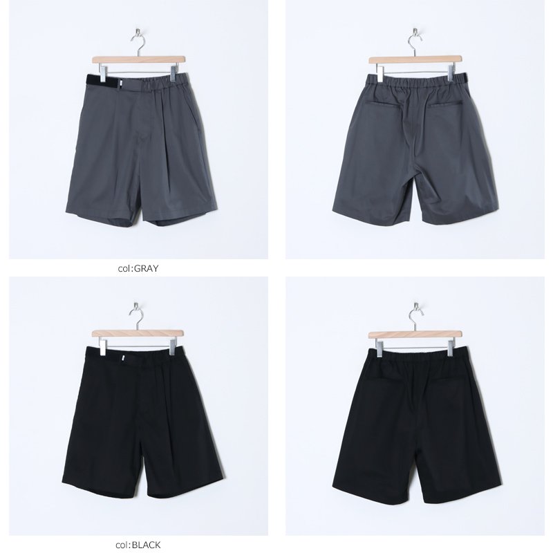 Graphpaper (グラフペーパー) Stretch Typewriter Wide Chef Shorts