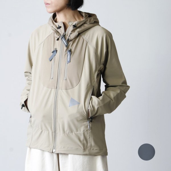 and wander (アンドワンダー) trek jacket 2 for woman / トレック ...