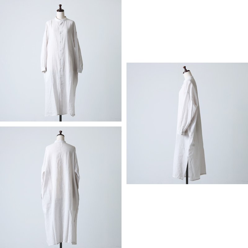 snow peak (スノーピーク) Hand-woven Cotton Pin-stripe Long Shirt 