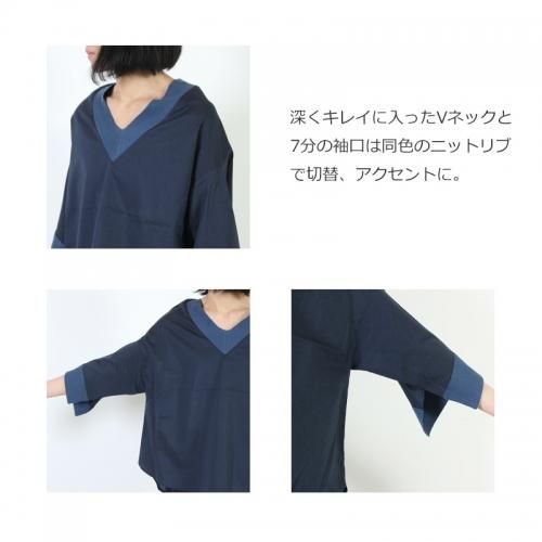 blanc basque (ブランバスク) 60sコットンボイル パールボタンシャツ
