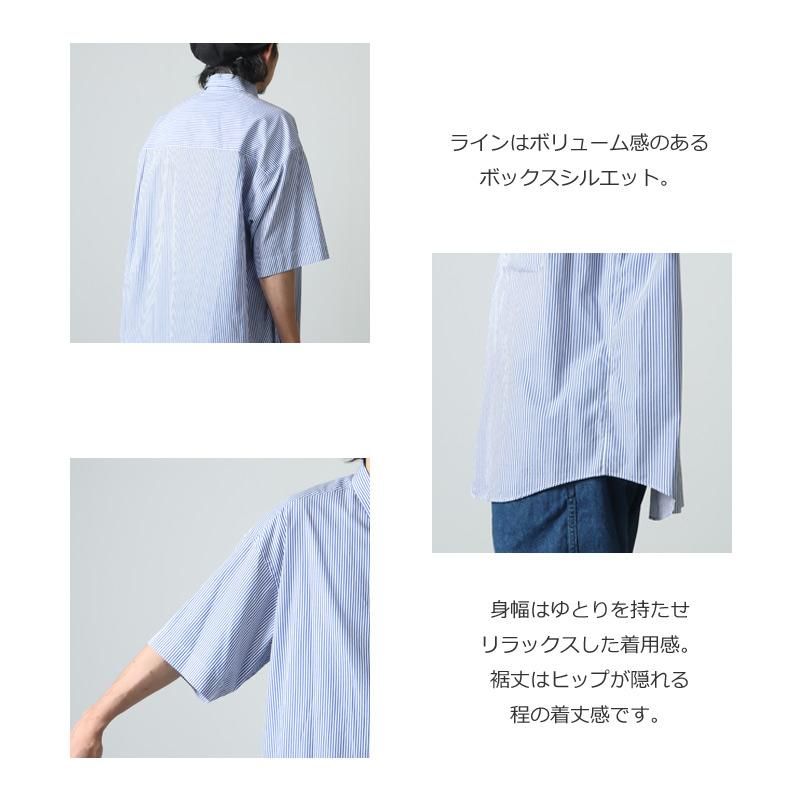 Graphpaper (グラフペーパー) Broad Stripe S/S Oversized