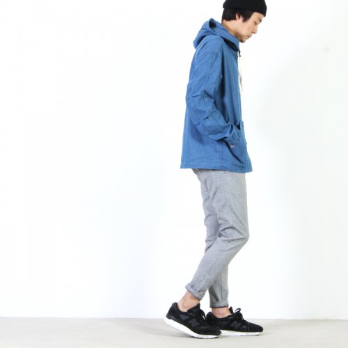 CHARI&CO (チャリアンドコー) DENIM P.O HOODIE / デニムプルオーバーフーディー