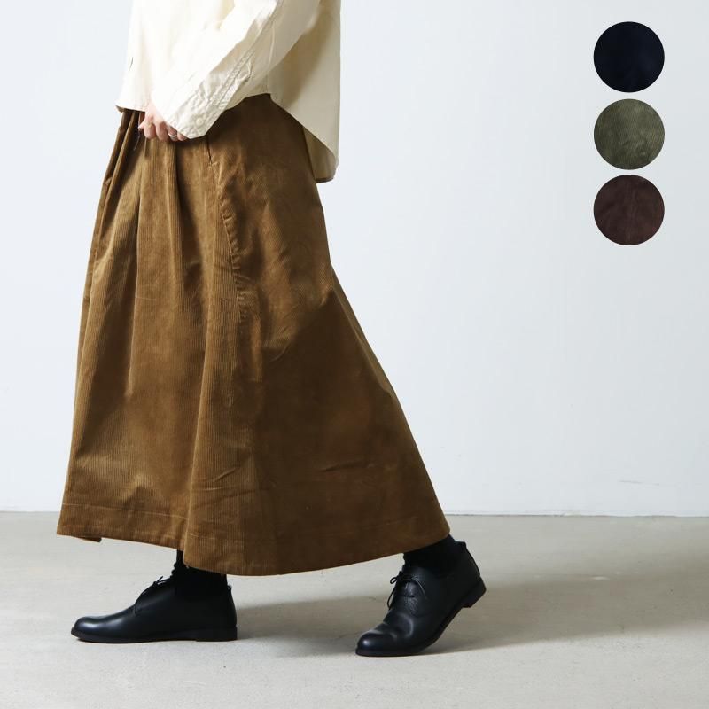 GRAMICCI (グラミチ) CORDUROY TALECUT SKIRT / コーデュロイテイル