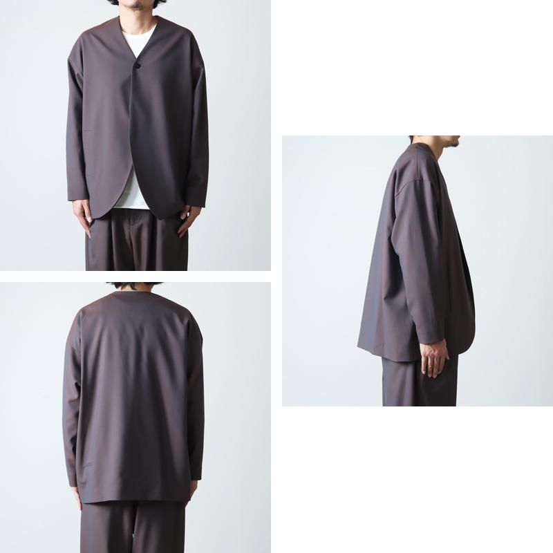 dulcamara よそいきノーカラージャケット Dulcamara よそいきノーカラージャケット ・ブラック - tity