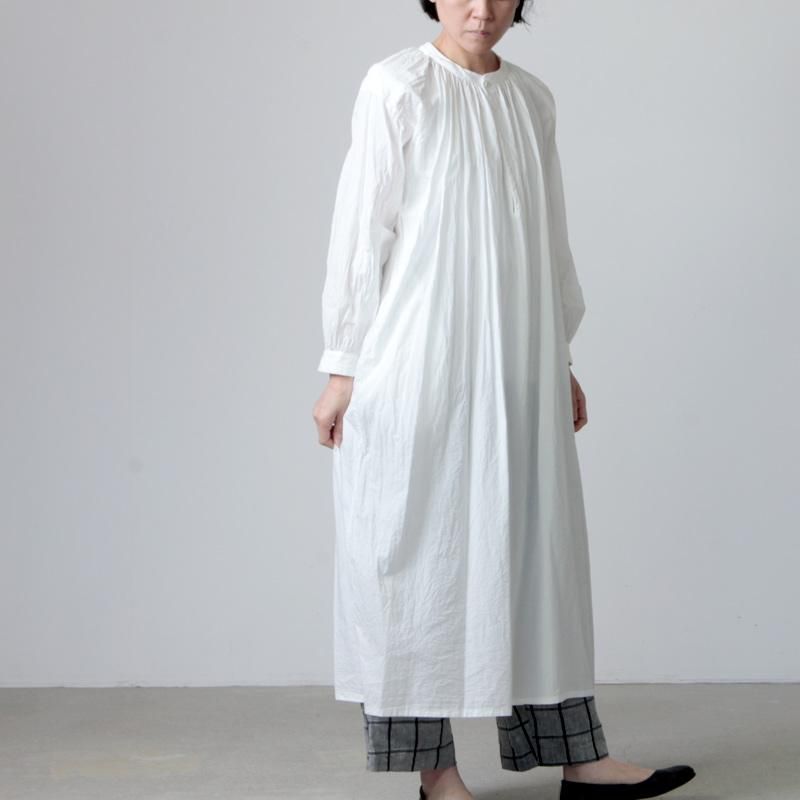 YAECA (ヤエカ) WRITE GATHER SMOCKDRESS BIG / ライトギャザー