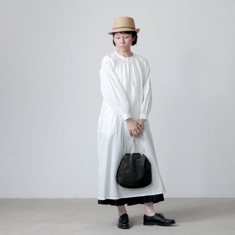 YAECA (ヤエカ) WRITE GATHER SMOCKDRESS BIG / ライトギャザー