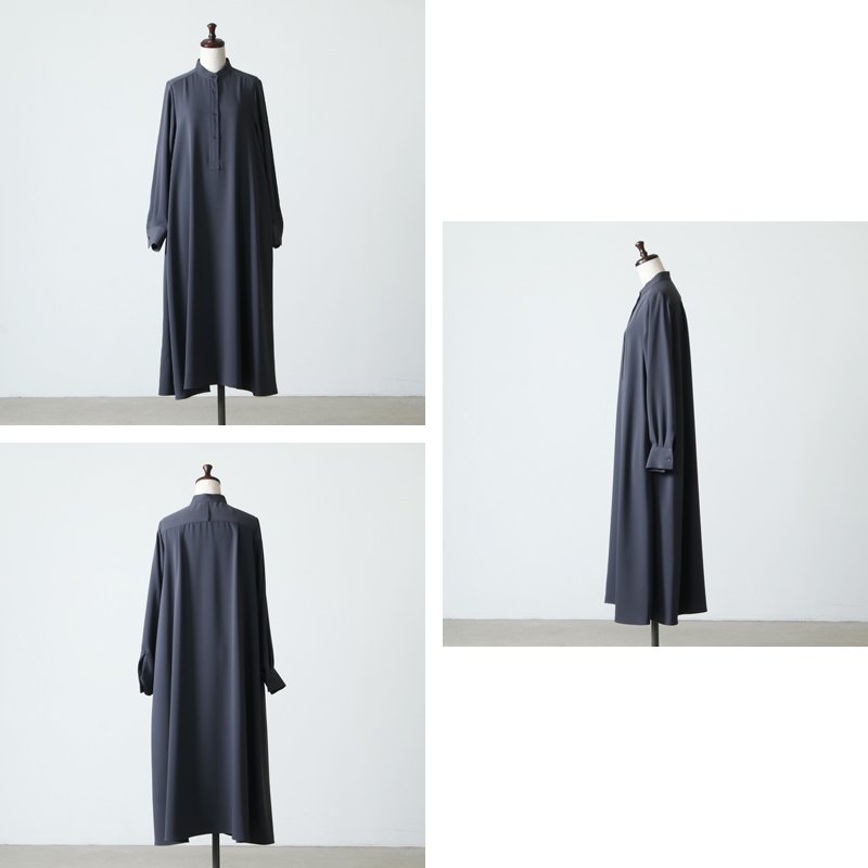 Graphpaper (グラフペーパー) Satin Band Collar Dress / サテンバンドカラードレス