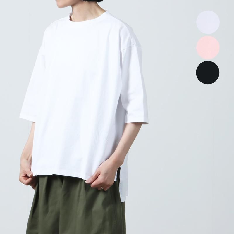Commencement (コメンスメント) Low neck 3/4 tee / ローネック