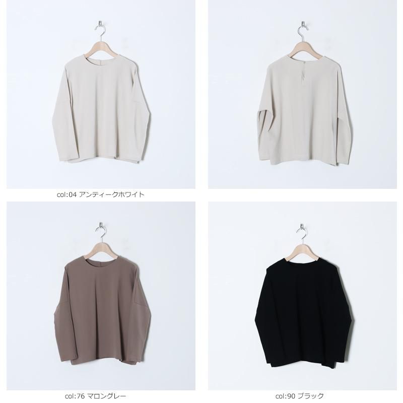 evameva (エヴァムエヴァ) cotton pullover / コットンプルオーバー