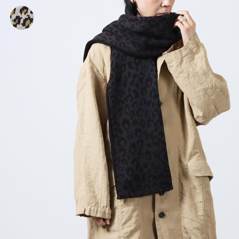 RoToTo (ロトト) REVERSIBLE CHUNKY MUFFLER「LEOPARD」 / リバーシブルチャンキーマフラー レオパード