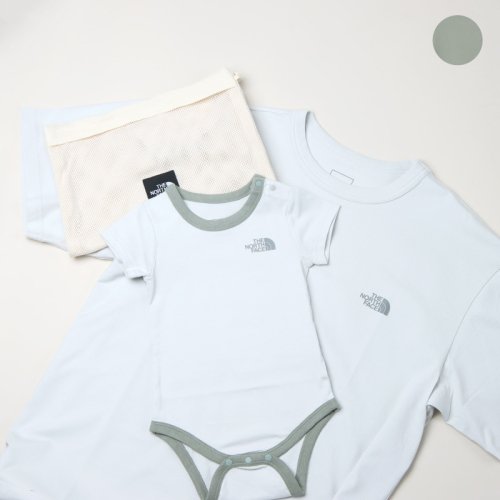 THE NORTH FACE (ザノースフェイス) CR S/S Tee & Baby Rompers Set / CR S/S Tシャツ＆ベビーロンパースセット