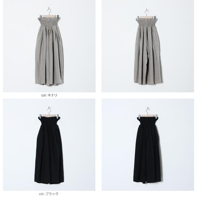 FACTORY (ファクトリー) アイリッシュリネン シャーリングパンツ FACTORY (ファクトリー) アイリッシュリネン シャーリングパンツ