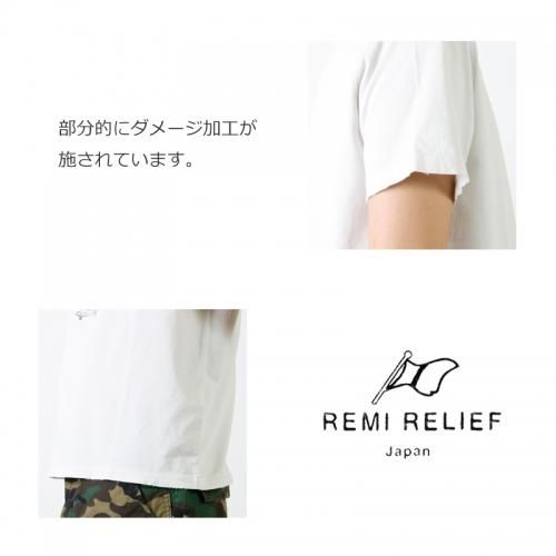 REMI RELIEF (レミレリーフ) HARD SP加工 天竺BIGサイズT GIANT