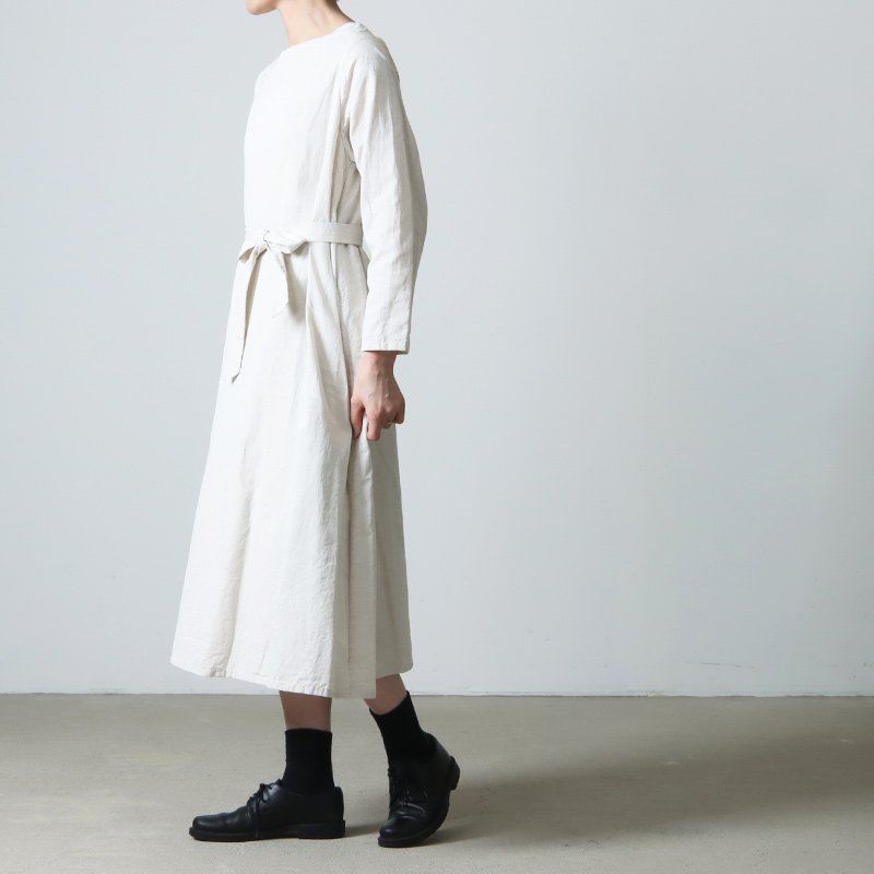 YAECA (ヤエカ) WRITE WRAP DRESS / ライトラップドレス