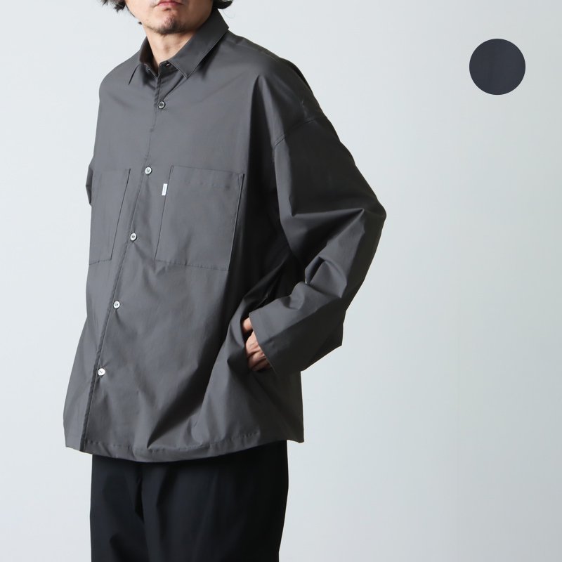 Graphpaper (グラフペーパー) Band Collar Big Sleeve Shirt / バンドカラー ビッグスリーブシャツ