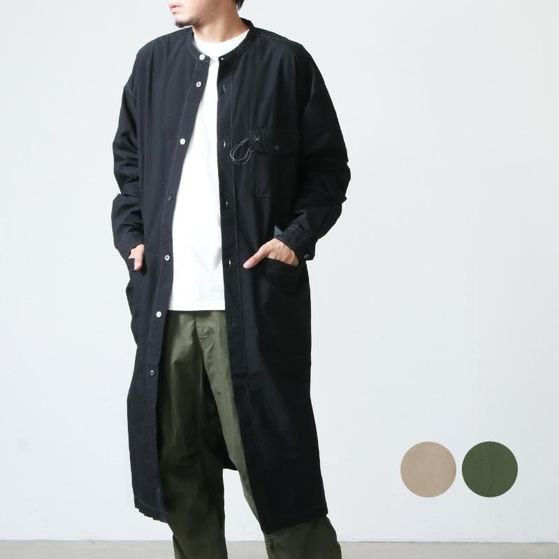 and wander (アンドワンダー) CORDURA typewriter long shirt for man