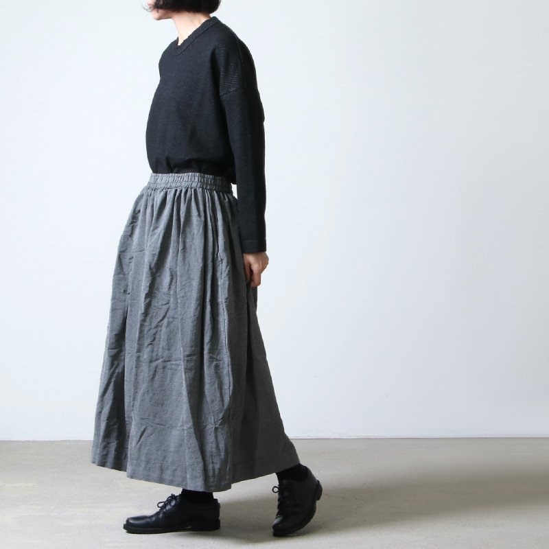 jujudhau (ズーズーダウ) GATHER SKIRT / ギャザースカート