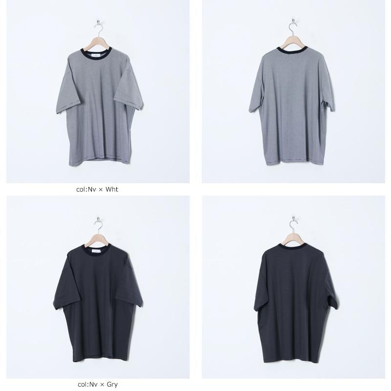 Graphpaper (グラフペーパー) Narrow Border S/S Tee / ナロー