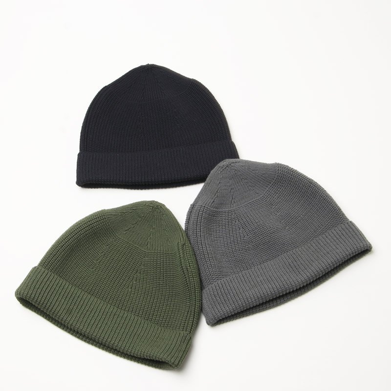 snow peak (スノーピーク) WG Strech Knit Cap / ホールガーメント