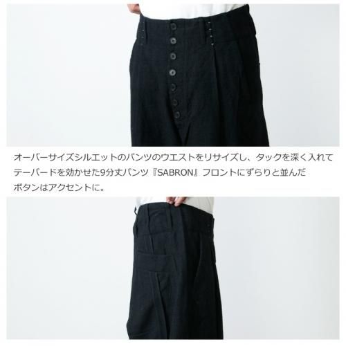 KLASICA (クラシカ) SABRON TRS / ワイドクロップドパンツ