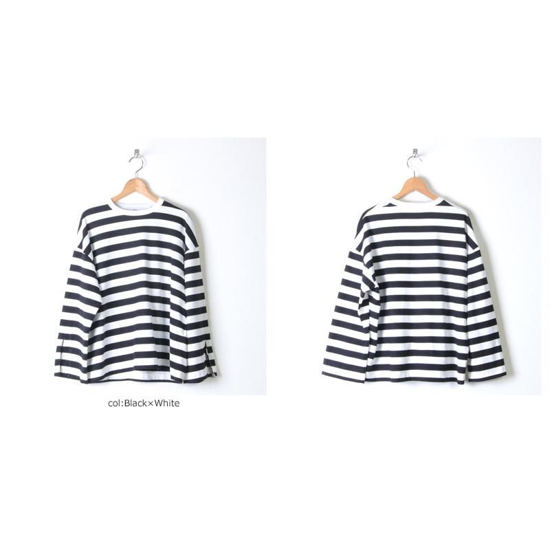 Graphpaper (グラフペーパー) Border L/S Slit Tee / ボーダー Graphpaper (グラフペーパー) Border L/S Slit Tee / ボーダー