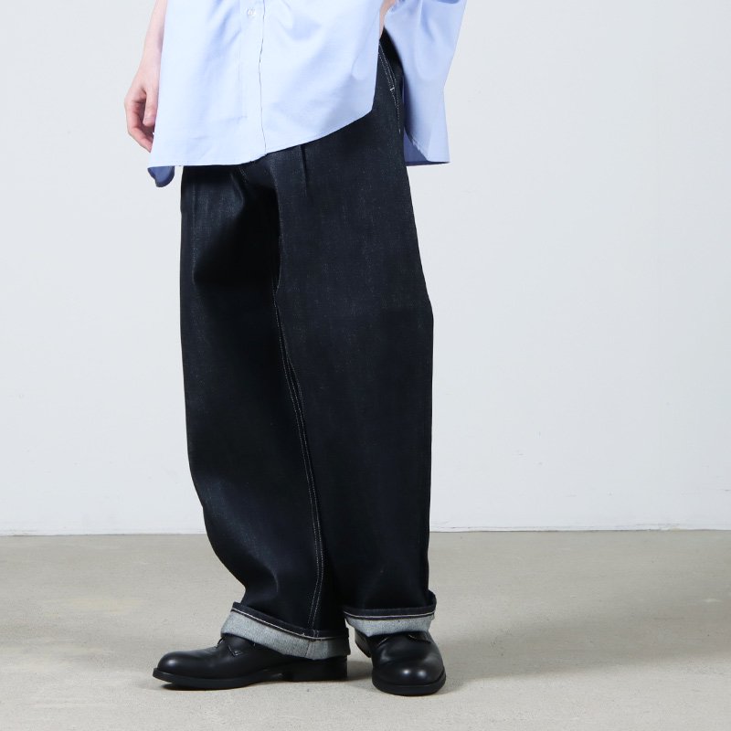 Gently Wool Two Trousers graphpaper Tuck