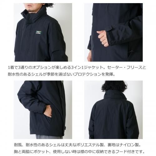 L.L.Bean (エルエルビーン) Men's L.L.Bean Sweater Fleece 3-in-1 