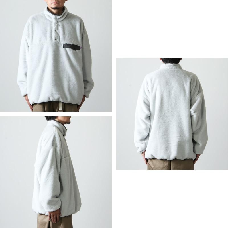is-ness (イズネス) REVERSIBLE PULLOVER FLEECE JACKET