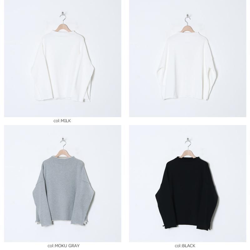 Gauze (ガーゼ) BOTTLE NECK WIDE SWEAT PULL OVER / ボトル
